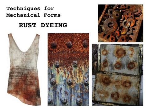 rust dyeing techniques